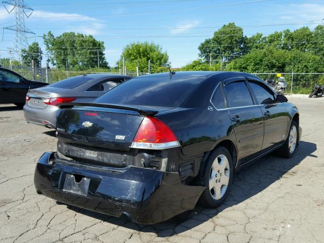 2G1WD58C079345371 - 2007 CHEVROLET IMPALA SUP 黑色 照片 4