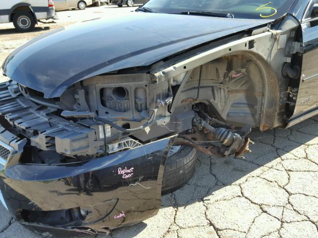 2G1WD58C079345371 - 2007 CHEVROLET IMPALA SUP BLACK photo 9