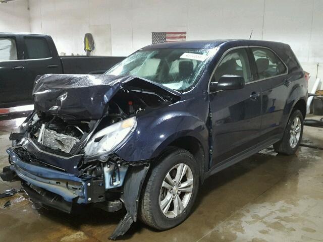 2GNALBEK6G6252040 - 2016 CHEVROLET EQUINOX LS BLUE photo 2