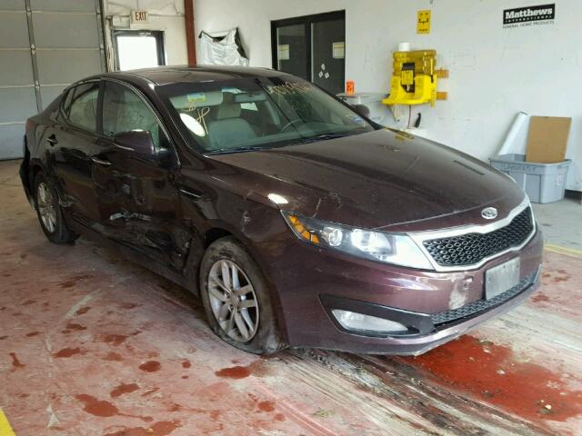 5XXGM4A70CG033735 - 2012 KIA OPTIMA LX MAROON photo 1