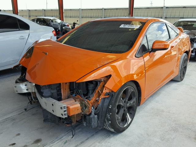 2HGFG4A56FH701316 - 2015 HONDA CIVIC SI ORANGE photo 2