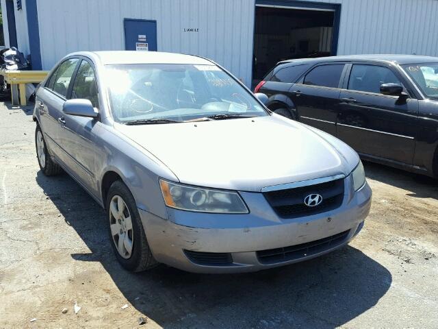 5NPET46C77H229150 - 2007 HYUNDAI SONATA GLS SILVER photo 1