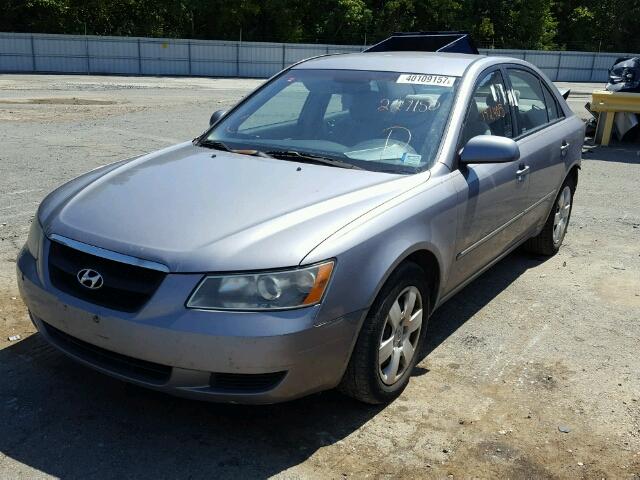 5NPET46C77H229150 - 2007 HYUNDAI SONATA GLS SILVER photo 2