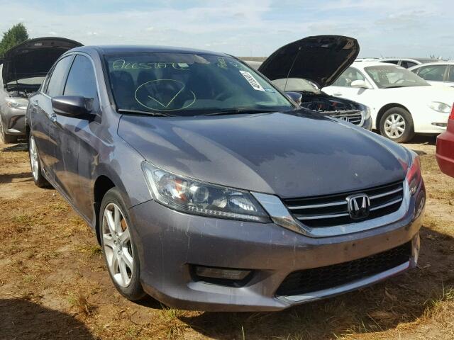 1HGCR2F57EA304107 - 2014 HONDA ACCORD SPO GRAY photo 1