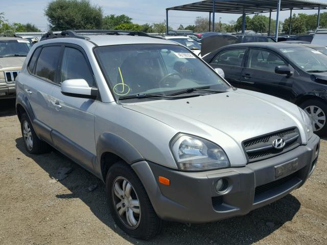 KM8JN12D67U582373 - 2007 HYUNDAI TUCSON SE SILVER photo 1