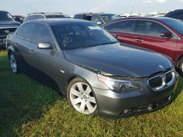 WBANE73576CM39854 - 2006 BMW 530 GRAY photo 1