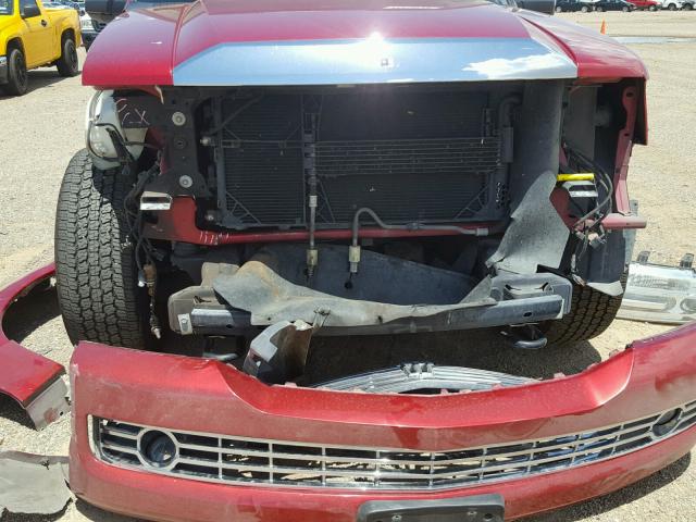 5LMFU28547LJ08729 - 2007 LINCOLN NAVIGATOR Czerwony zdjęcie 9