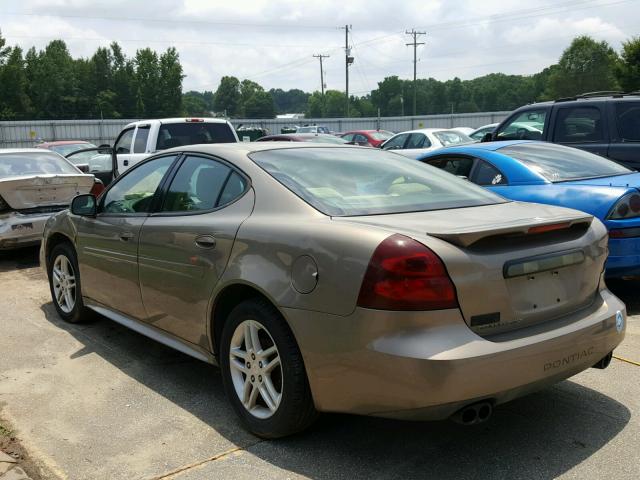 2G2WR554061289231 - 2006 PONTIAC GRAND PRIX BEIGE photo 3