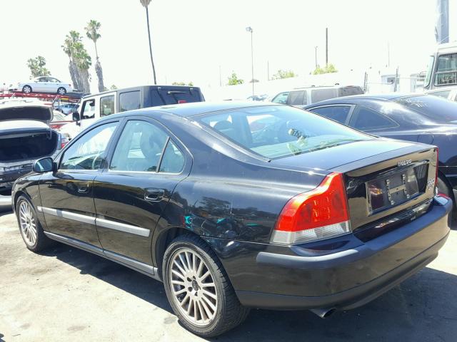 YV1RS58DX32275061 - 2003 VOLVO S60 2.4T BLACK photo 3