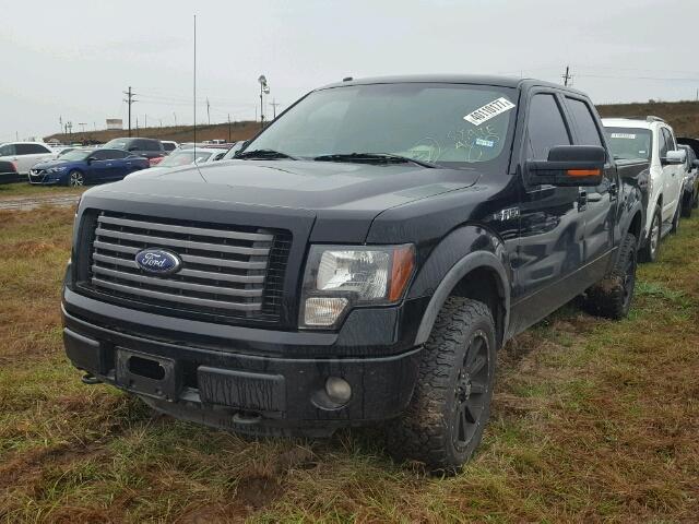 1FTFW1EF1BKD75110 - 2011 FORD F150 BLACK photo 2