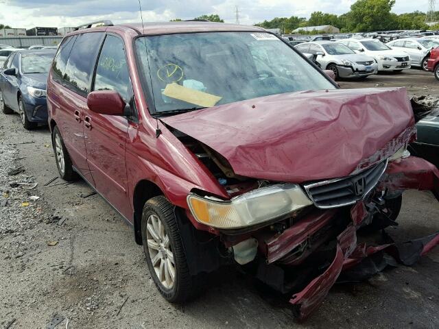 2HKRL186X2H536537 - 2002 HONDA ODYSSEY EX RED photo 1