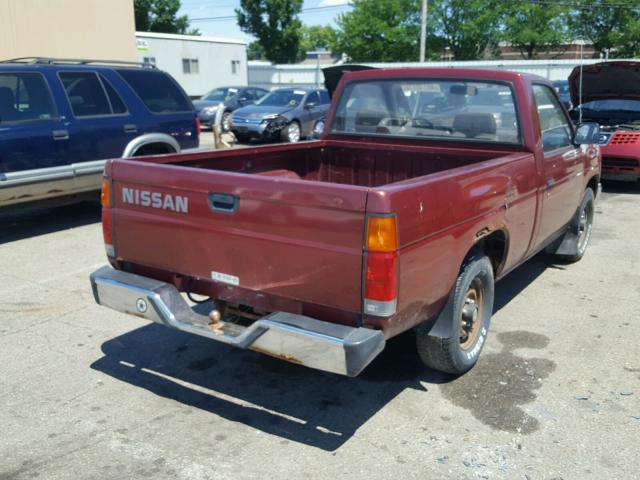 JN6ND11S9HW037067 - 1987 NISSAN D21 SHORT MAROON photo 4