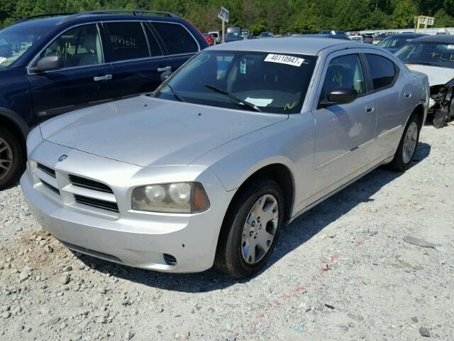 2B3KA43R16H315130 - 2006 DODGE CHARGER SE SILVER photo 2