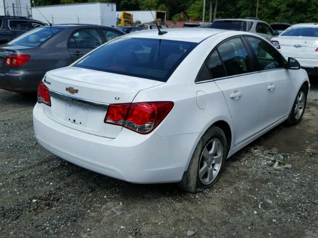 1G1PC5SB1D7310911 - 2013 CHEVROLET CRUZE LT WHITE photo 4