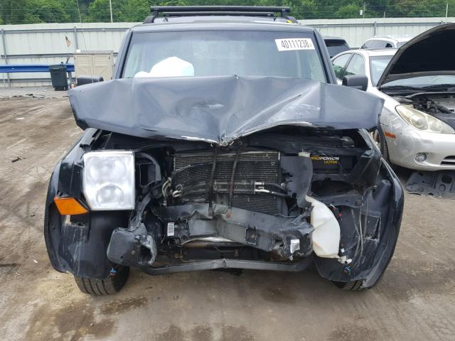 1J8HG48K66C271320 - 2006 JEEP COMMANDER BLACK photo 7