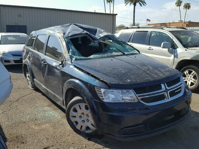 3C4PDCAB3ET315096 - 2014 DODGE JOURNEY SE BLUE photo 1