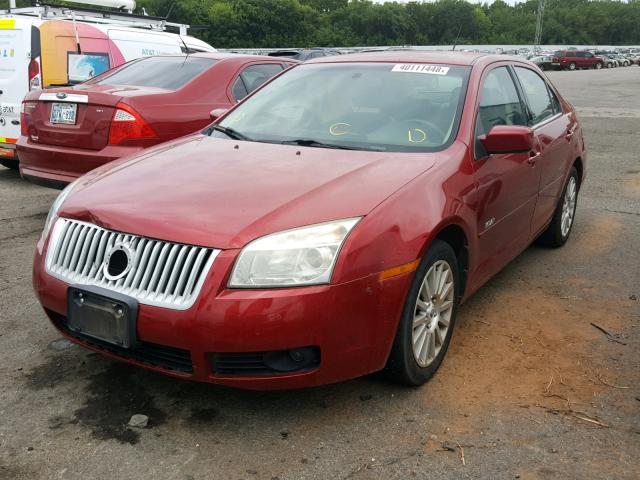 3MEHM08Z58R623747 - 2008 MERCURY MILAN PREM RED photo 2