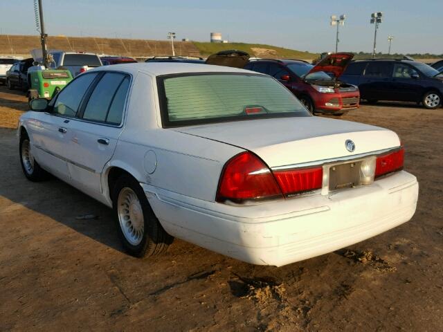 2MEFM75W2YX667751 - 2000 MERCURY GRAND MARQ WHITE photo 3