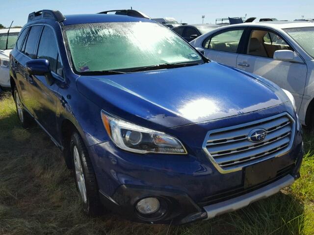 4S4BSBFC6F3271342 - 2015 SUBARU OUTBACK BLUE photo 1