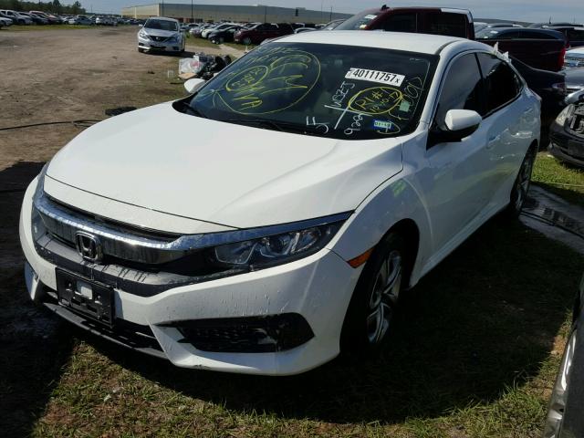 19XFC2F52GE015410 - 2016 HONDA CIVIC LX WHITE photo 2