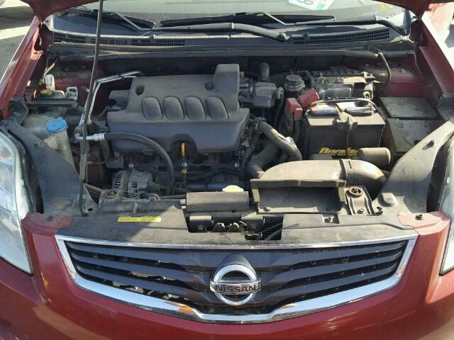 3N1AB6AP0CL741420 - 2012 NISSAN SENTRA 2.0 RED photo 7