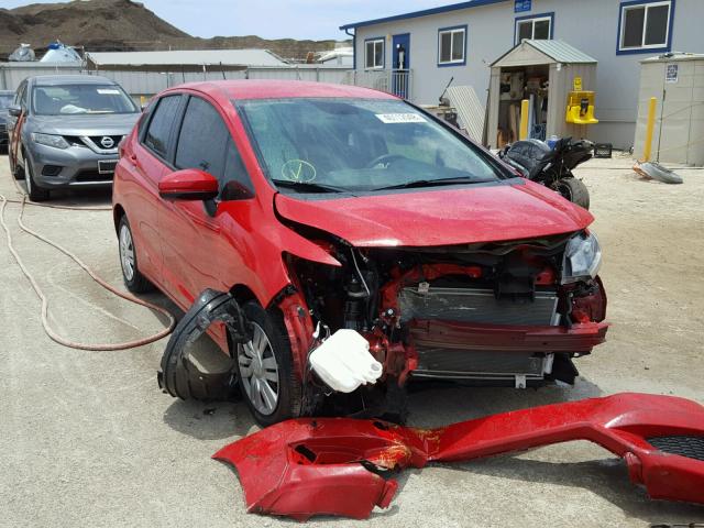 3HGGK5H59FM761431 - 2015 HONDA FIT LX RED photo 1