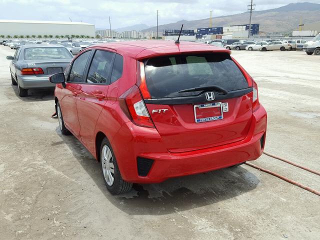 3HGGK5H59FM761431 - 2015 HONDA FIT LX RED photo 3