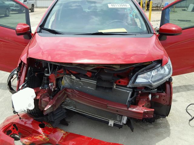 3HGGK5H59FM761431 - 2015 HONDA FIT LX RED photo 7