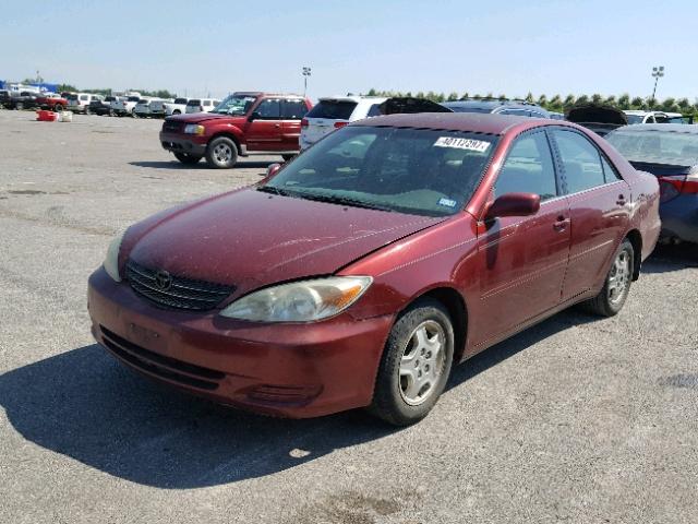 4T1BF32K23U050365 - 2003 TOYOTA CAMRY LE MAROON photo 2