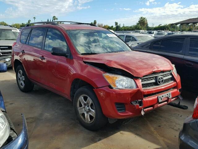 JTMBF33VX95010101 - 2009 TOYOTA RAV4 RED photo 1