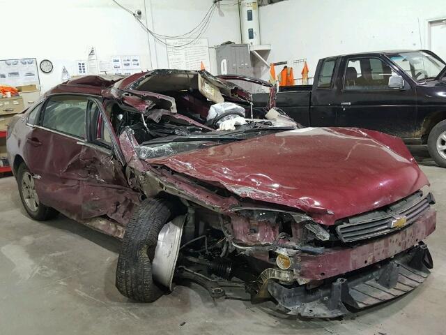 2G1WT57K391212813 - 2009 CHEVROLET IMPALA MAROON photo 1