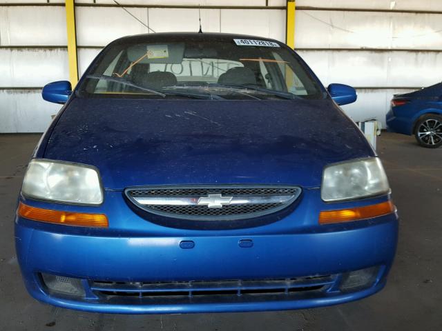 KL1TJ52684B162033 - 2004 CHEVROLET AVEO LS BLUE photo 9