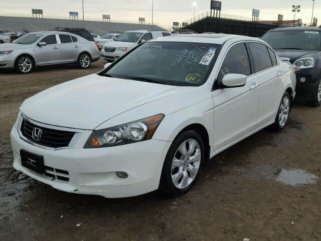 1HGCP368X8A035837 - 2008 HONDA ACCORD WHITE photo 2