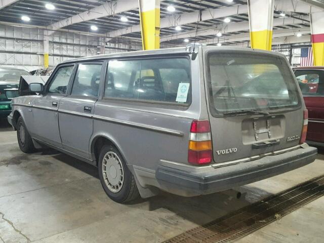 YV1AA885XL1864935 - 1990 VOLVO 240 BASE GRAY photo 3