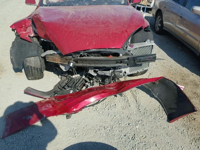 5YJSA1H15EFP38667 - 2014 TESLA MODEL S RED photo 7