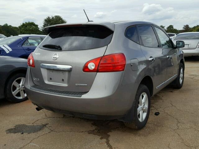 JN8AS5MT9DW025650 - 2013 NISSAN ROGUE GRAY photo 4