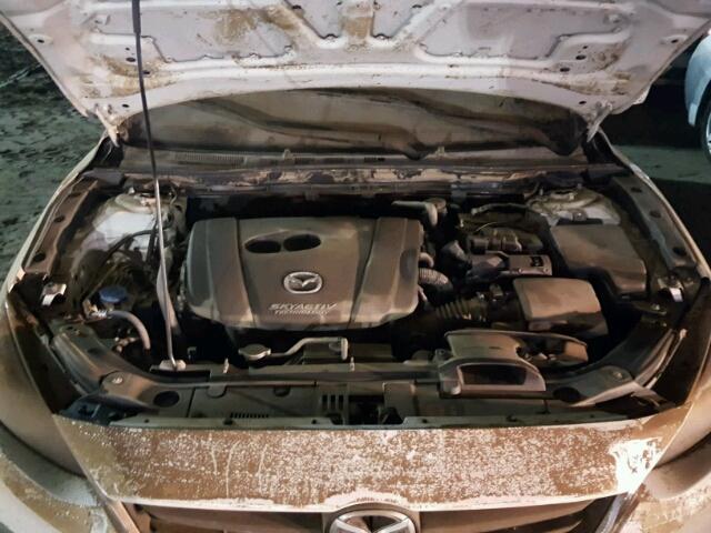 JM1BM1W32E1179227 - 2014 MAZDA 3 GRAND TO WHITE photo 7