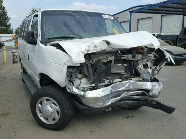 1FBNE3BL0EDA25498 - 2014 FORD ECONOLINE WHITE photo 1