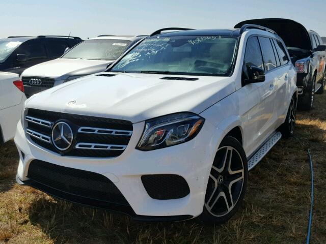 4JGDF7DE6HA970614 - 2017 MERCEDES-BENZ GLS 550 4M WHITE photo 2