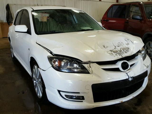 JM1BK34L681184116 - 2008 MAZDA SPEED 3 WHITE photo 1