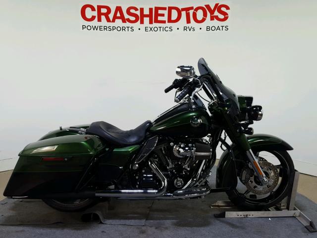 1HD1PG810EB956384 - 2014 HARLEY-DAVIDSON FLHRSE4 GREEN photo 1