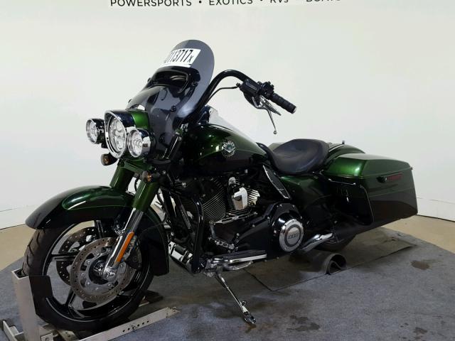 1HD1PG810EB956384 - 2014 HARLEY-DAVIDSON FLHRSE4 GREEN photo 4