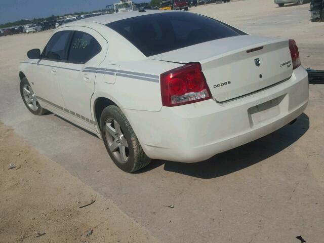 2B3KA33V39H562001 - 2009 DODGE CHARGER SX WHITE photo 3