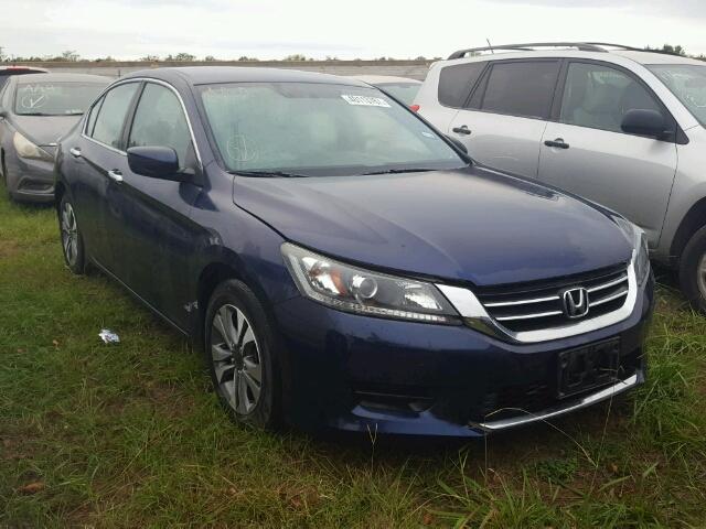 1HGCR2F33DA127231 - 2013 HONDA ACCORD BLUE photo 1