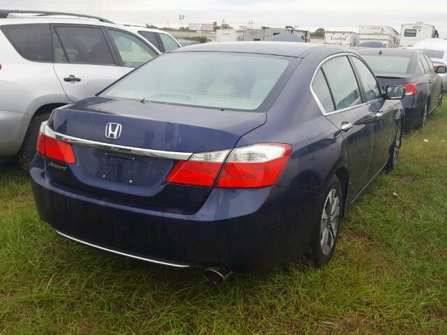 1HGCR2F33DA127231 - 2013 HONDA ACCORD BLUE photo 4