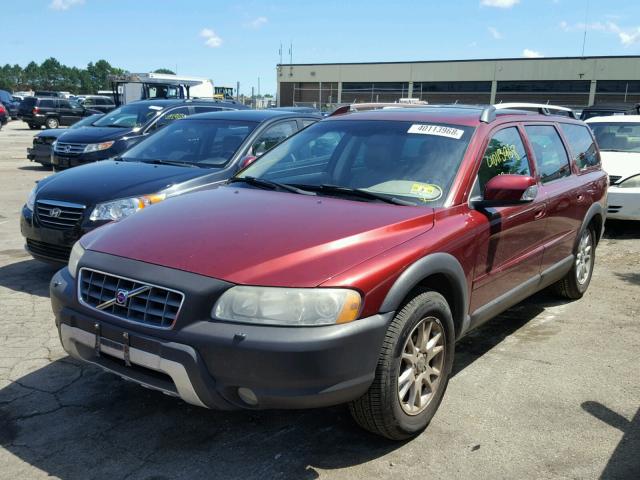 YV4SZ592971278347 - 2007 VOLVO XC70 RED photo 2