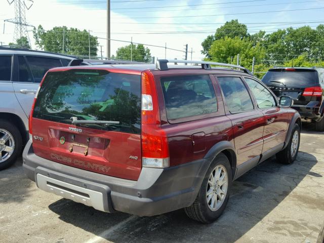 YV4SZ592971278347 - 2007 VOLVO XC70 RED photo 4