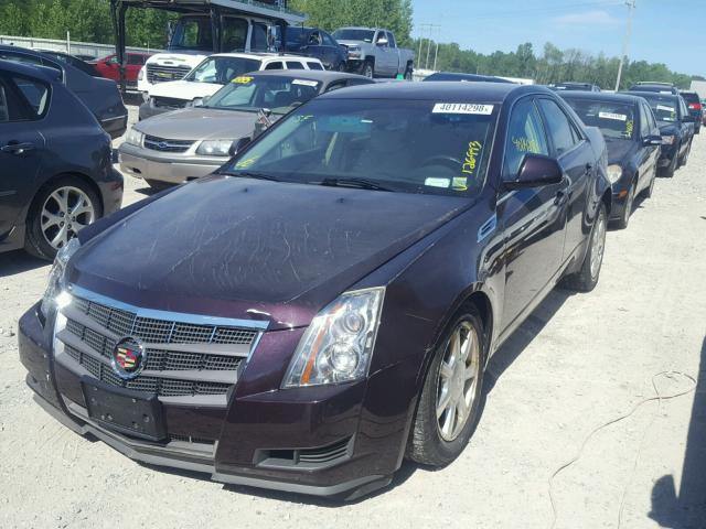 1G6DG577980162043 - 2008 CADILLAC CTS PURPLE photo 2