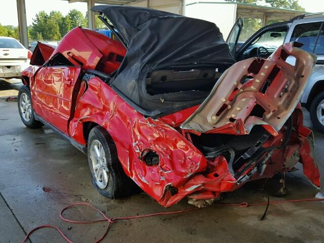 1ZVFT84N975293915 - 2007 FORD MUSTANG RED photo 3