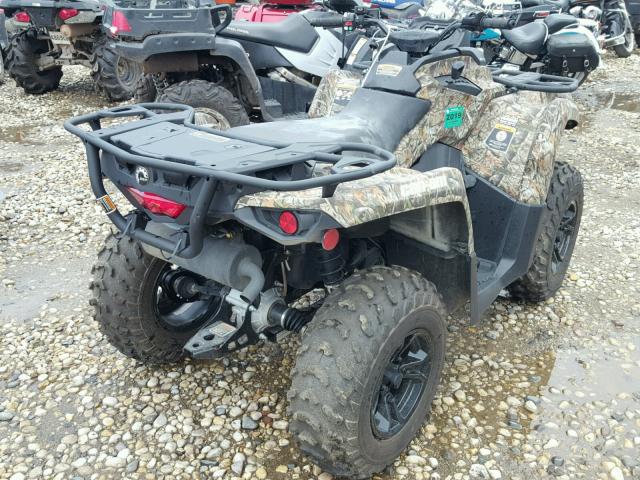 3JBLGAS23FJ004079 - 2015 CAN-AM OUTLANDER BROWN photo 4